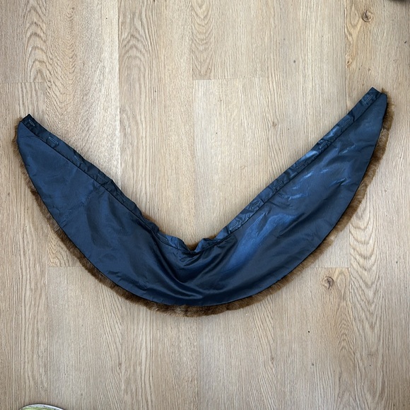 Attachable Faux Mink Fur Coat Collar / Stole - Picture 3 of 7